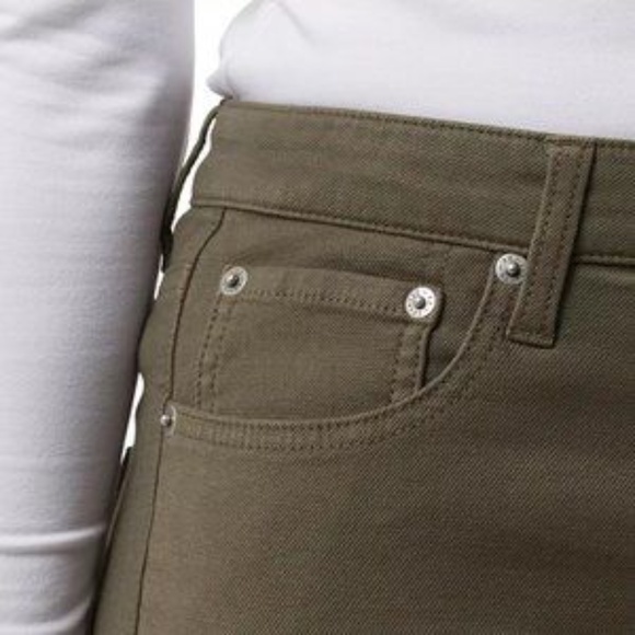 32 Degrees Cool Women Comfort Sweatpants Stretch Jeans Olive Green Size 12 - Picture 4 of 5